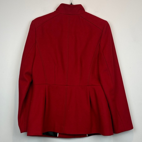 Banana Republic Women's Bold Red Trench Coat - Picture 3 of 16